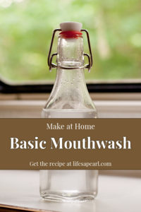 Basic Homemade Mouthwash