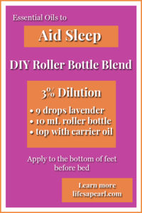 Essential Oils to Aid Sleep Recipe