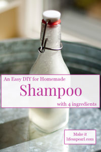 DIY Recipe for Homemade Shampoo Pin