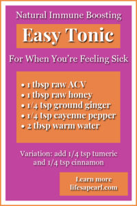 Easy Tonic Recipe Pin