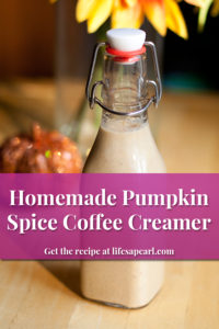 Homemade Pumpkin Spice Creamer Pin