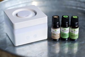 Purifying the air with lemongrass, rosemary, and cedarwood