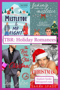 Christmas TBR Book List Pin