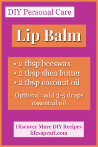 DIY Lip Balm Recipe Pin