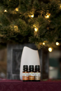 diffuser blends for the holidays - sweet orange, cinnamon, and cedarwood