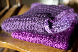 Handmade Christmas Gifts - Purple Infinity Scarf