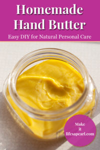 Homemade Hand Butter Pin