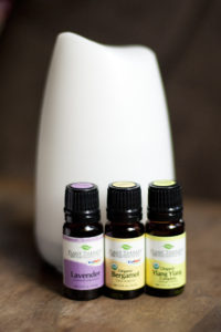 diffuser blends for romance with lavender, bergamot, and ylang ylang