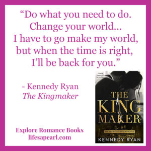 The Kingmaker Book Quote Pin