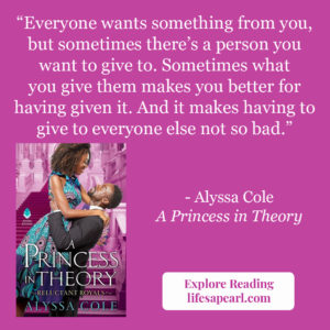 A Princess in Theory Quote Pin