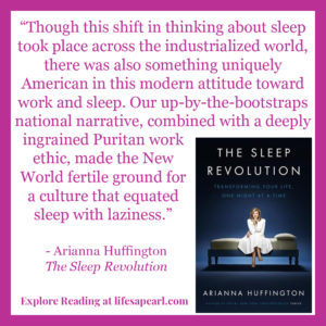 The Sleep Revolution Book Quote