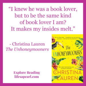 The Unhoneymooners Book Quote Pin