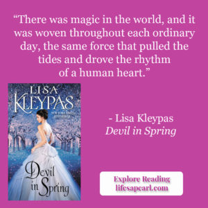 Devil in Spring Book Quote Pin