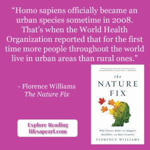 The Nature Fix Book Quote Pin