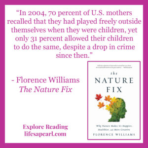 The Nature Fix Book Quote Pin