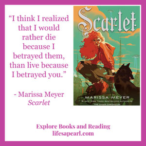 Book Quote Pin from Scarlet