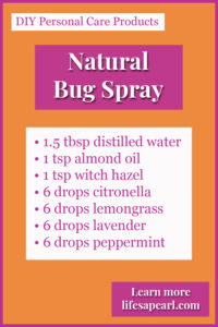 DIY Bug Spray Recipe Pin