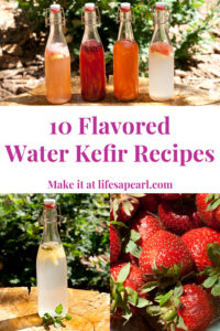 10 Flavored Water Kefir Recipes Pin