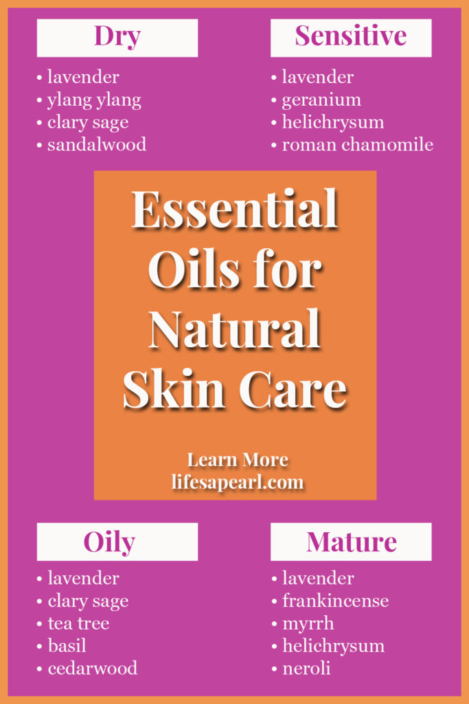 Essential Oils for Natural Skin Care Pin