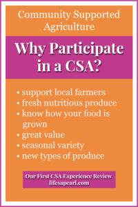 Why Participate in a CSA Pin