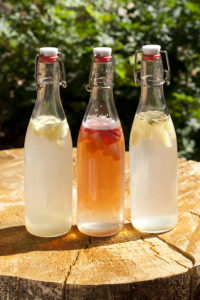 3 Bottles of Flavored Water Kefir