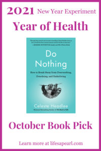 October Year of Health Book Pick Pin