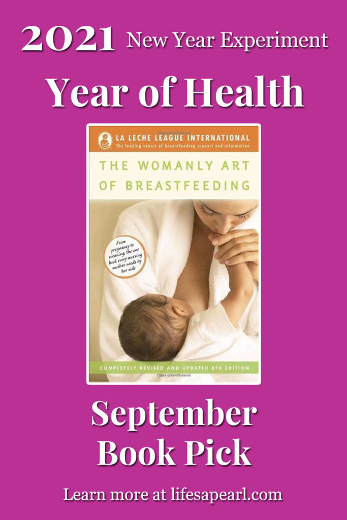 September Book Pick Pin - The Womanly Art of Breastfeeding