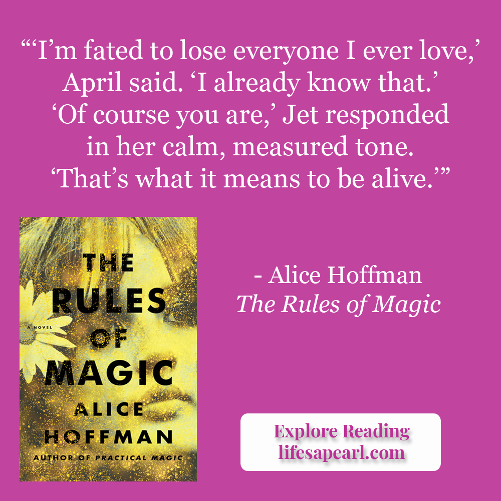 Book Quote Pin from The Rules of Magic