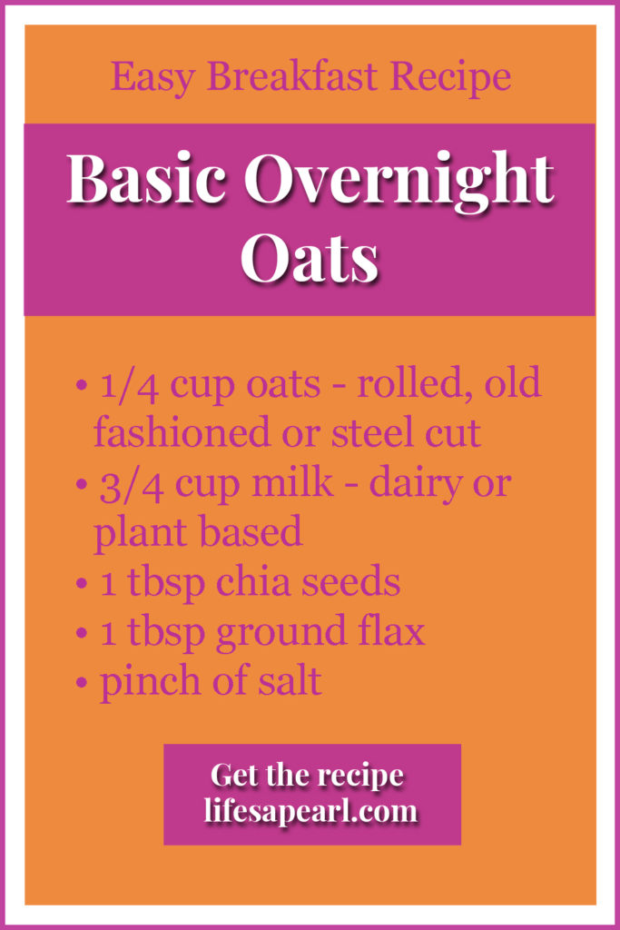 Overnight Oats Recipe Pin