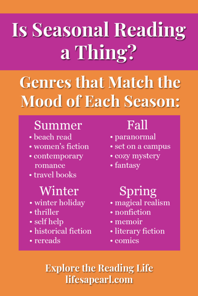 Seasonal Reading by Mood and Genre Pin