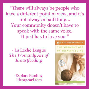 Book Quote from The Womanly Art of Breastfeeding