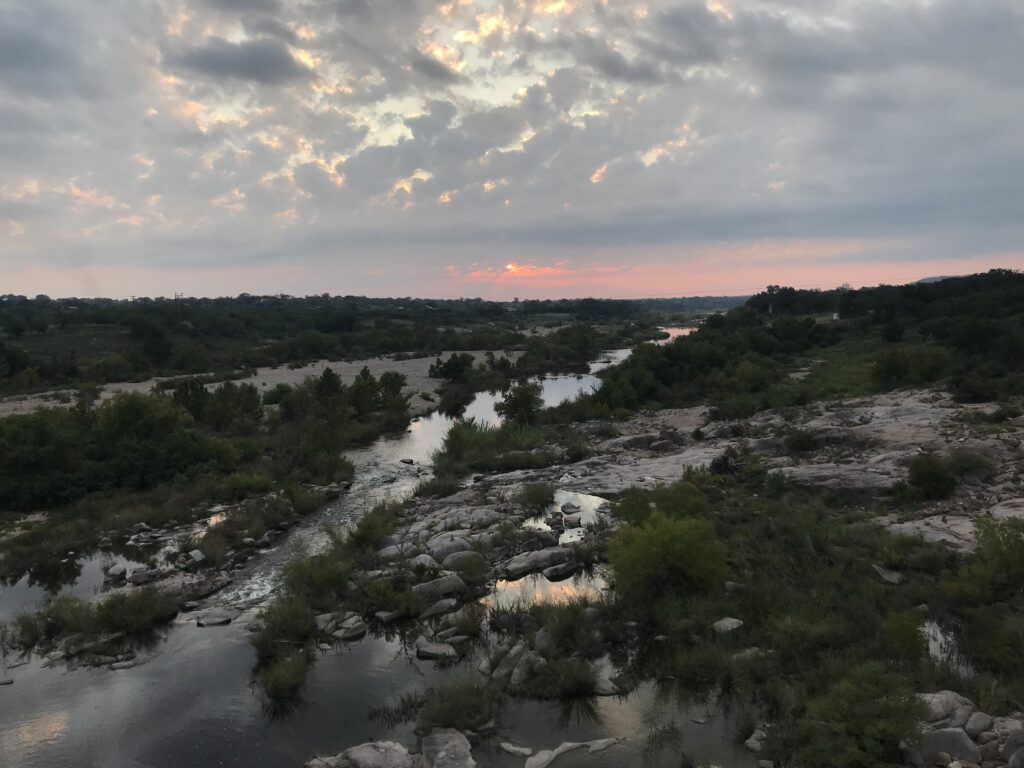 Sunrise on the river