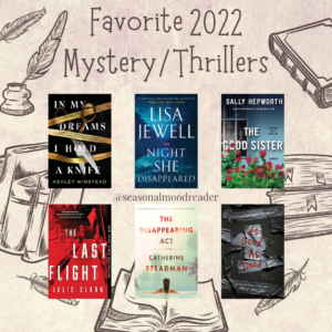 Favorite mystery and thriller books read in 2022 - 