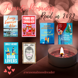 Favorite romance books read in 2022