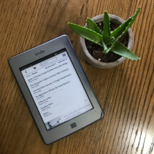 Kindle Title List with baby aloe plant - Kindle Unlimited