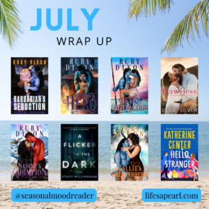 July Reading Wrap Up Graphic 1