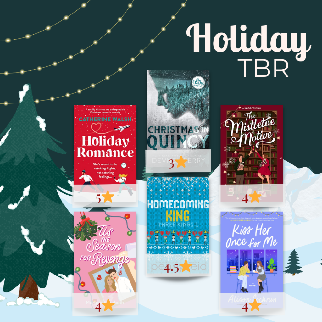 Holiday 2023 TBR Wrap Up Graphic